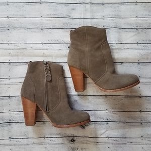 Joie |taupe leather booties, size 5.5